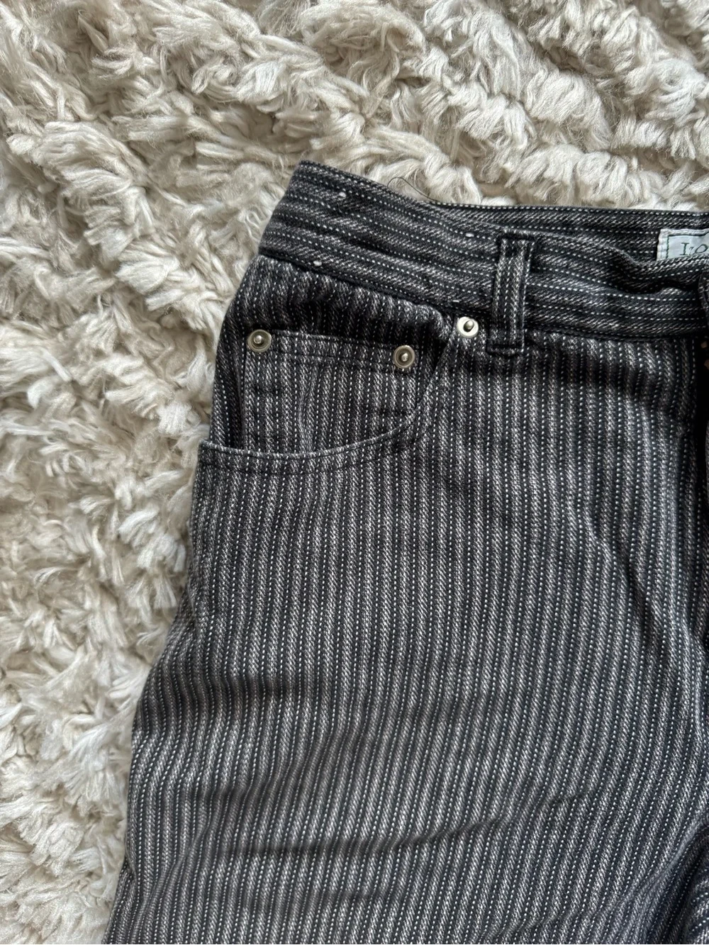 Izod Club Women's Vintage Pinstripe Bermuda Shorts